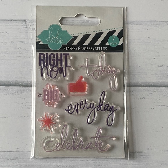 Heidi Swapp Clear Stamp Trio | Cardmaking Stamps - Picture 2 of 7